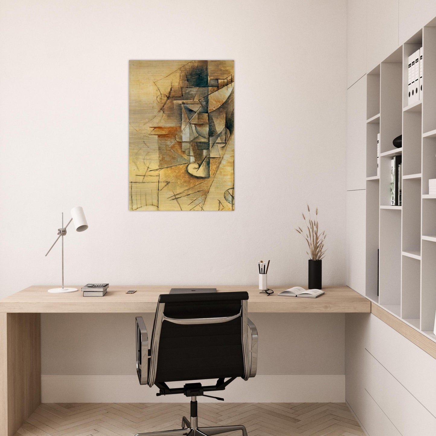 A glass - Pablo Picasso Brushed Aluminum Print - 70x100 cm / 28x40 inches | Pablo Picasso Aluminum Print | Pablo Picasso Prints