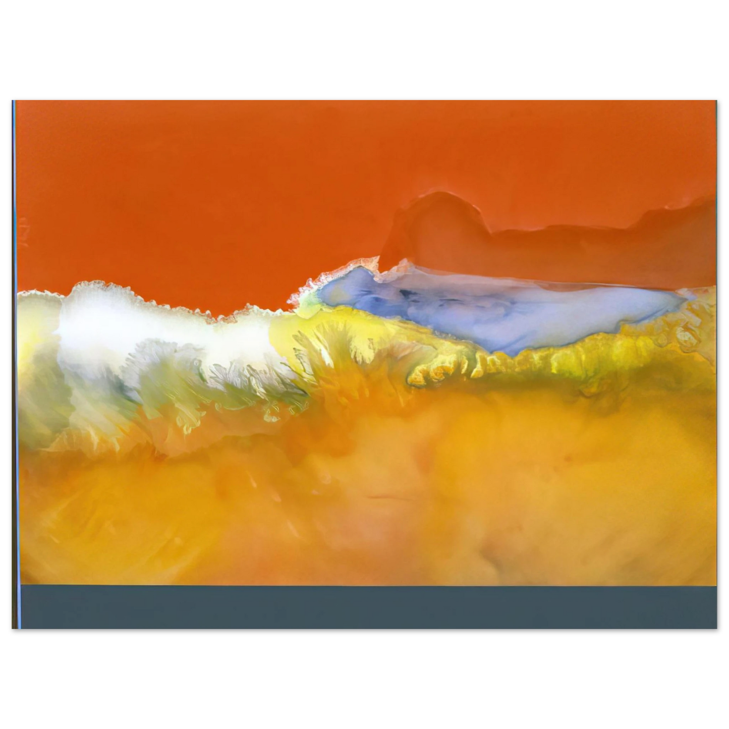 Ronnie Landfield - Violet Grove - 1978  75x100 cm / 30x40inches Fine Art Poster