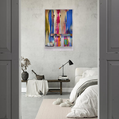 Wide - Sam Gilliam Brushed Aluminum Print - 70x100 cm / 28x40 inches | Sam Gilliam Aluminum Print | Sam Gilliam Prints