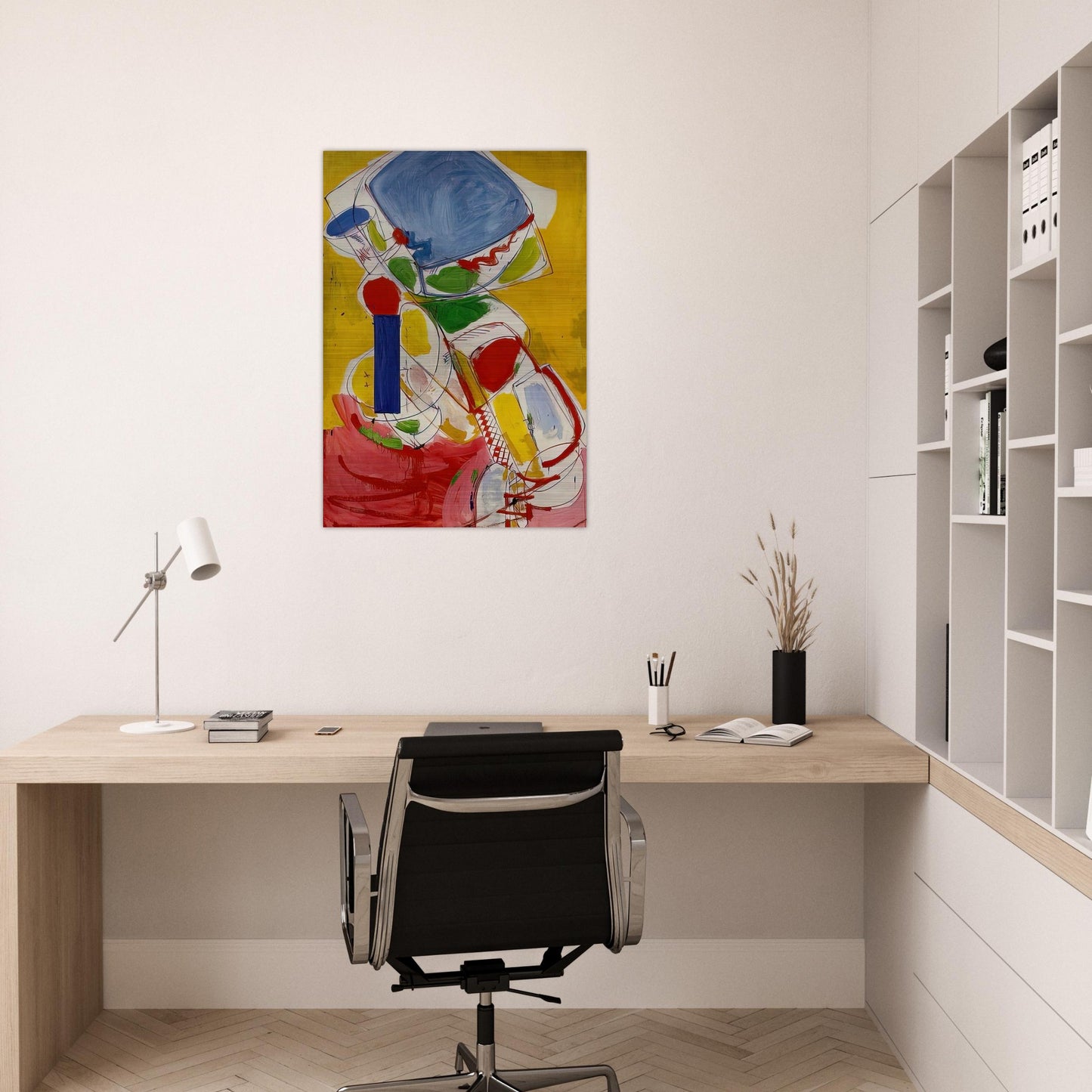 Solstice - Hans Hofmann Brushed Aluminum Print - 70x100 cm / 28x40 inches | Hans Hofmann Aluminum Print | Hans Hofmann Prints