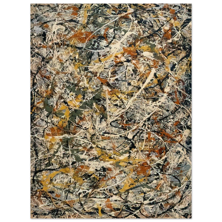 Jackson Pollock - NUMBER 3 1  75x100 cm / 30x40inches Fine Art Poster