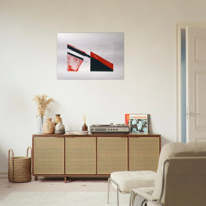 Who knows the beginning and who knows the end I - 1976 - Blinky Palermo Brushed Aluminum Print - 70x100 cm / 28x40 inches | Blinky Palermo Aluminum Print | Blinky Palermo Prints