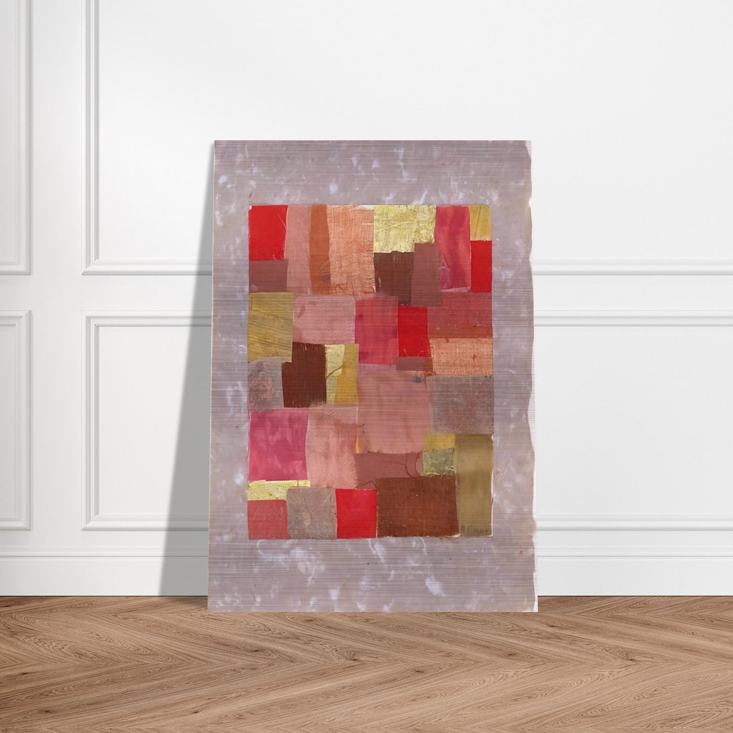Number 587 - 1952 - Anne Ryan Brushed Aluminum Print - 70x100 cm / 28x40 inches | Anne Ryan Aluminum Print | Anne Ryan Prints