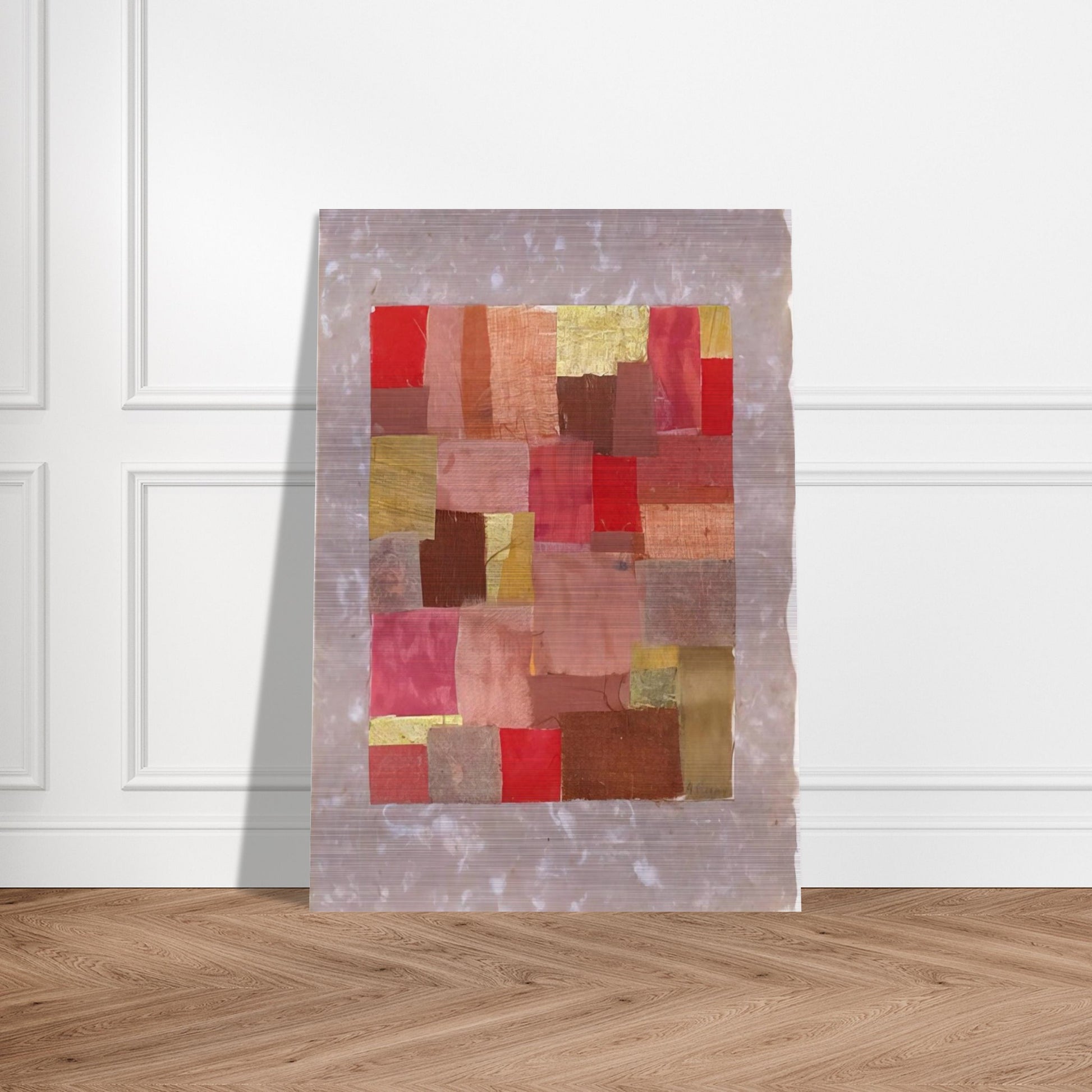 Number 587 - 1952 - Anne Ryan Brushed Aluminum Print - 70x100 cm / 28x40 inches | Anne Ryan Aluminum Print | Anne Ryan Prints