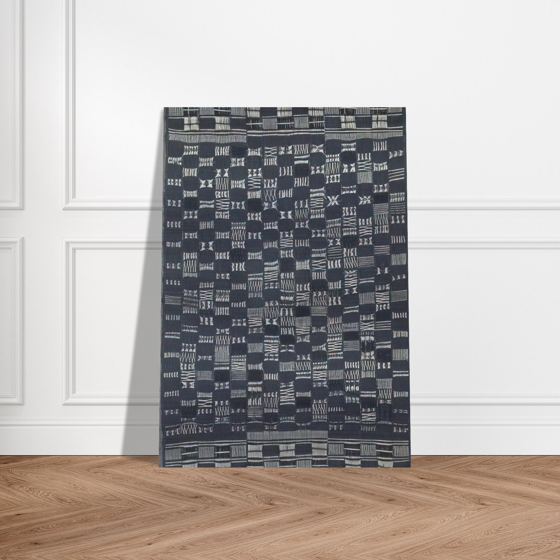 THICKLY SETTLED 1957 - Anni Albers Brushed Aluminum Print - 70x100 cm / 28x40 inches | Anni Albers Aluminum Print | Anni Albers Prints