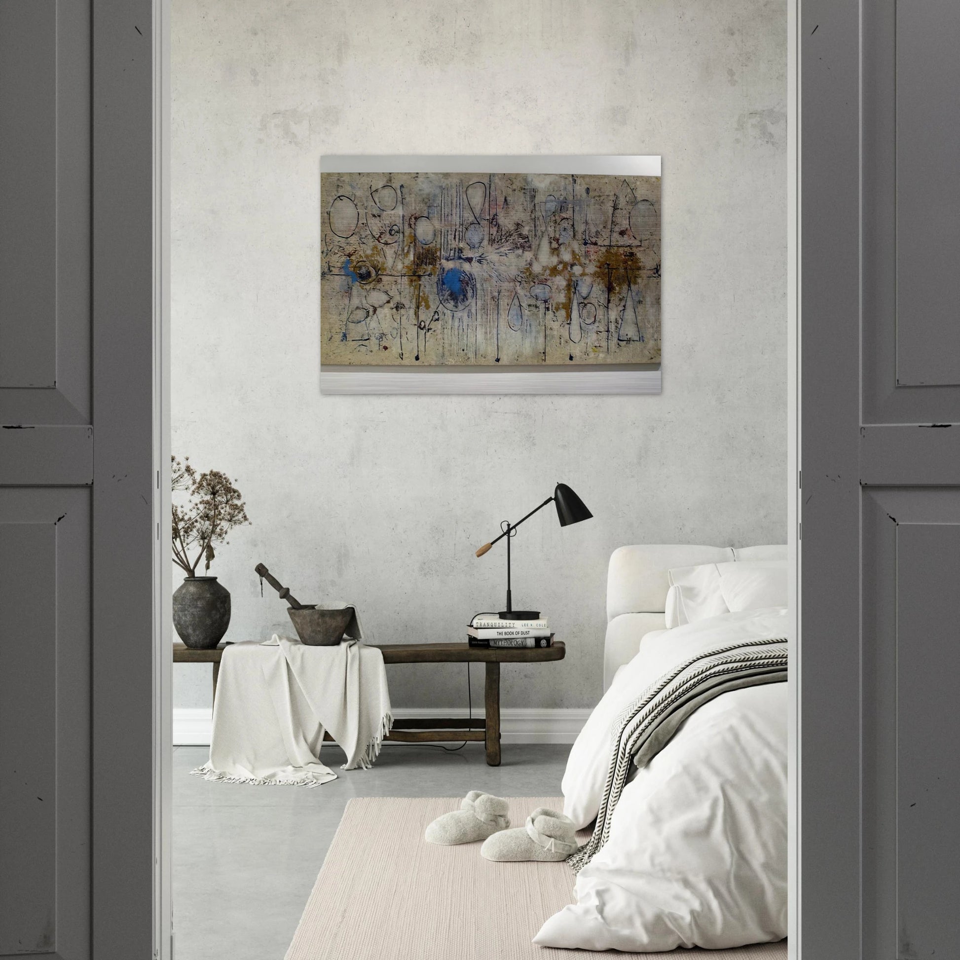 By the Sea - Richard Pousette-Dart Brushed Aluminum Print - 70x100 cm / 28x40 inches | Richard Pousette-Dart Aluminum Print | Richard Pousette-Dart Prints