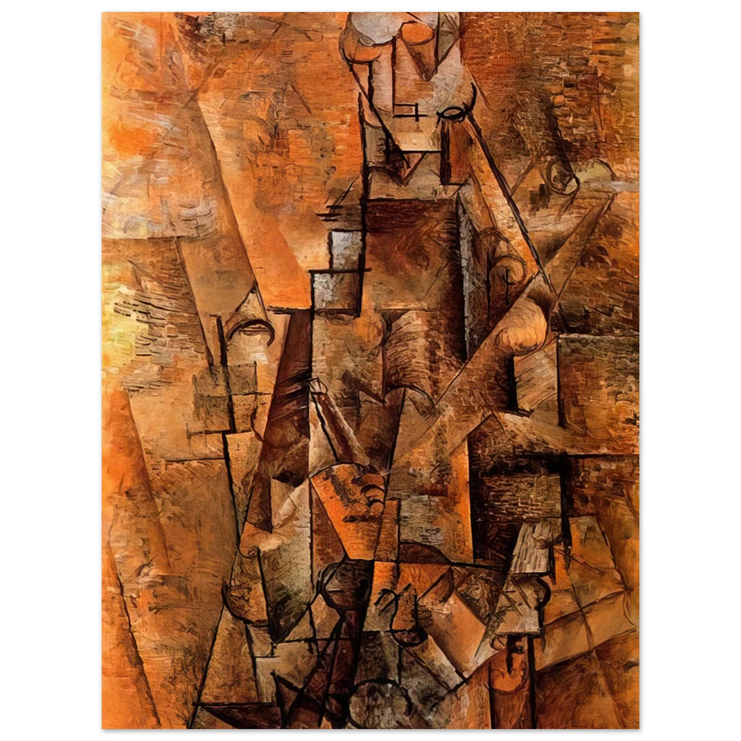 Pablo Picasso - Clarinetist - 1911  75x100 cm / 30x40inches Fine Art Poster