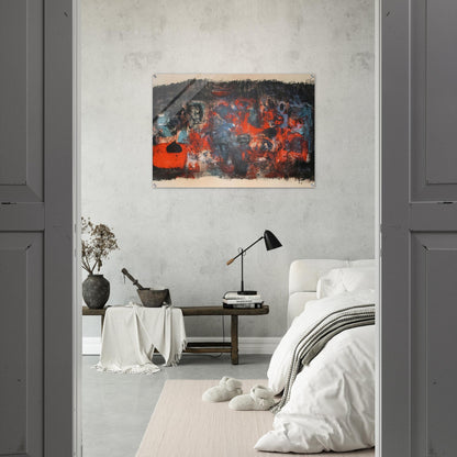 UNTITLED 1956 - Zao Wou-Ki Acrylic Print - 70x100 cm / 28x40″ inches | Zao Wou-Ki Wall Art | Zao Wou-Ki Prints