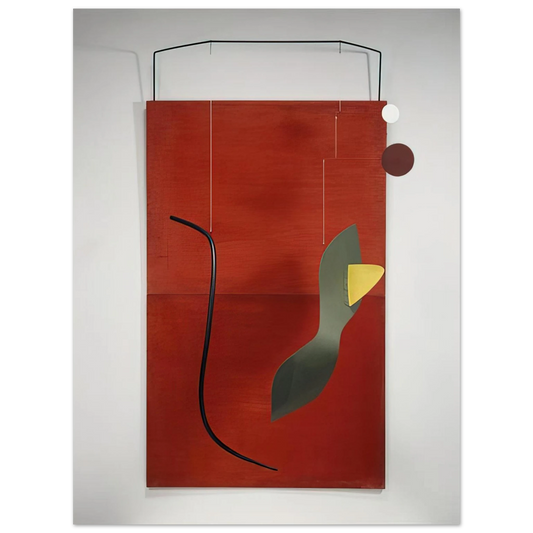 Alexander Calder - RED PANEL 1936 Fine Art Poster