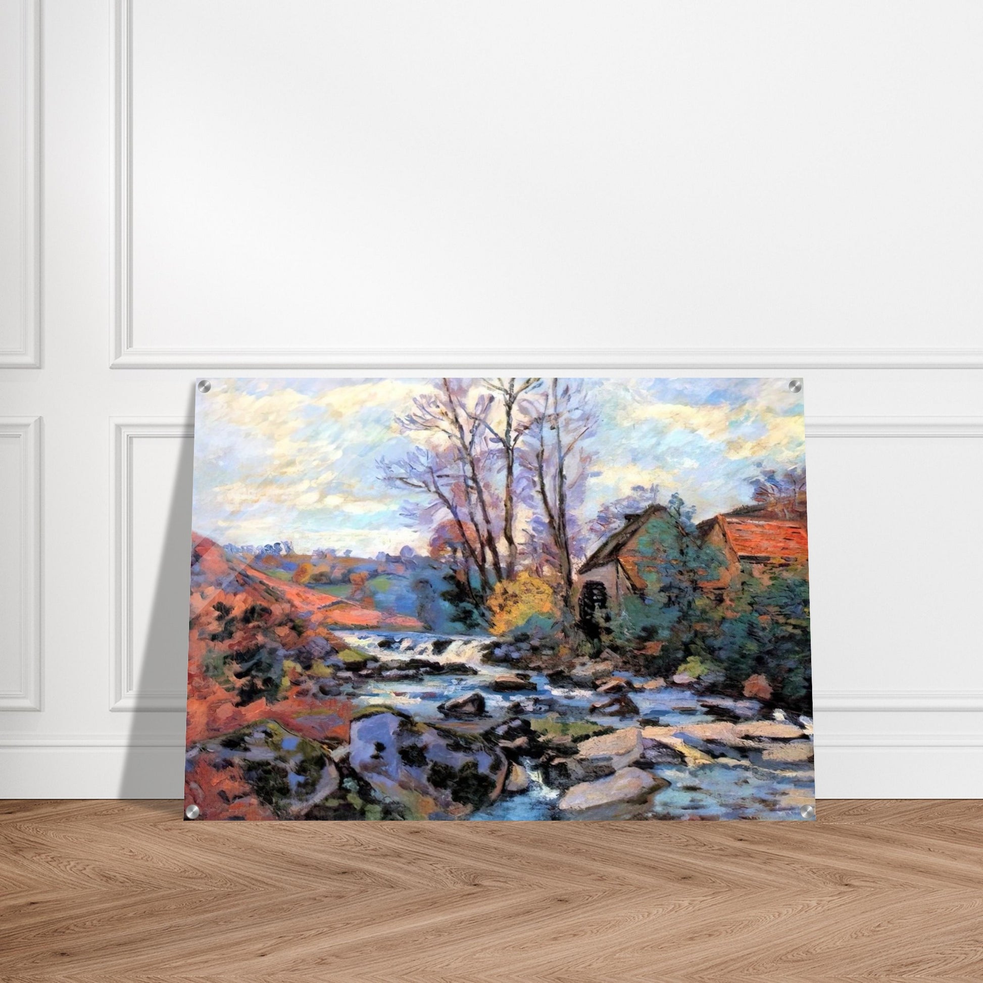 Moulin Bouchardon, Crozant - 1895 - Armand Guillaumin Acrylic Print - 70x100 cm / 28x40″ inches