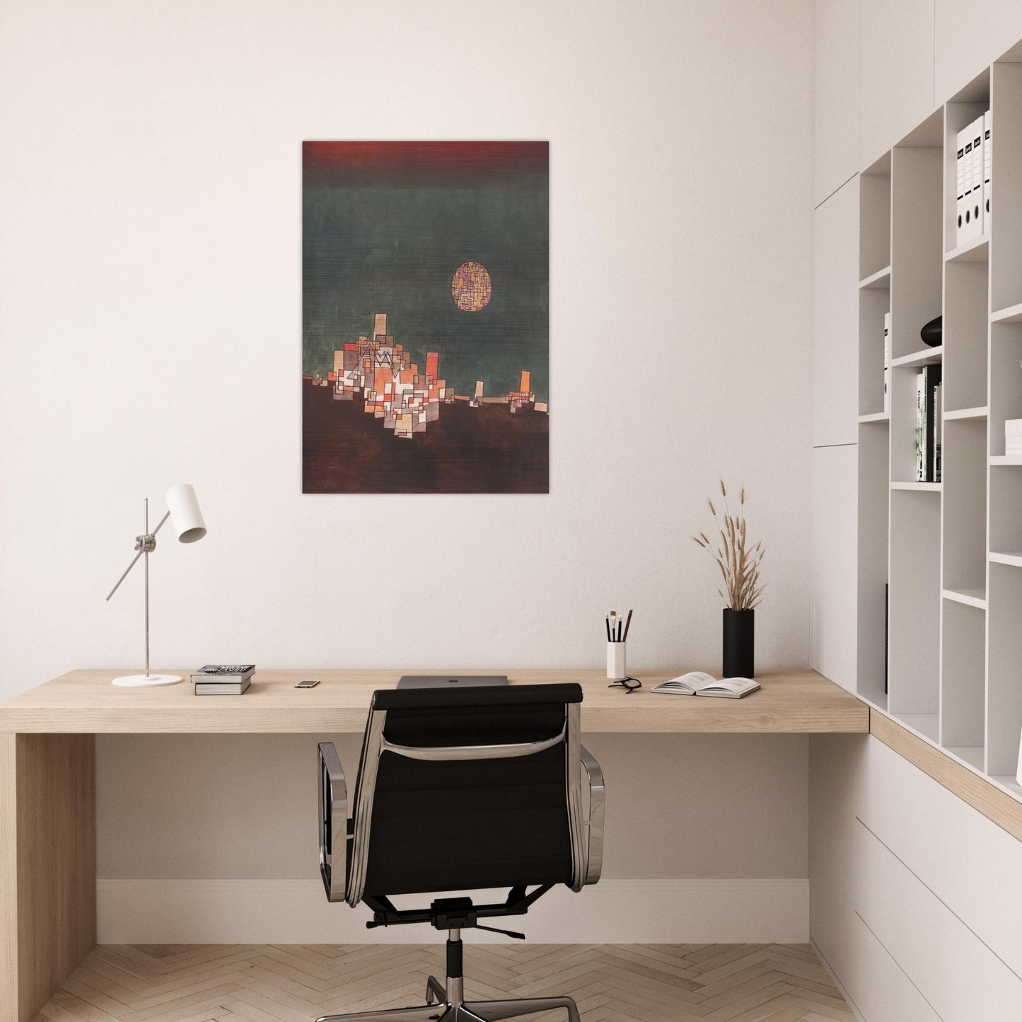 CHOSEN SITE 1940 - Paul Klee Brushed Aluminum Print - 70x100 cm / 28x40 inches | Paul Klee Aluminum Print | Paul Klee Prints