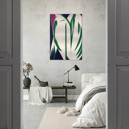 Rising Green - Lee Krasner Brushed Aluminum Print - 70x100 cm / 28x40 inches | Lee Krasner Aluminum Print | Lee Krasner Prints
