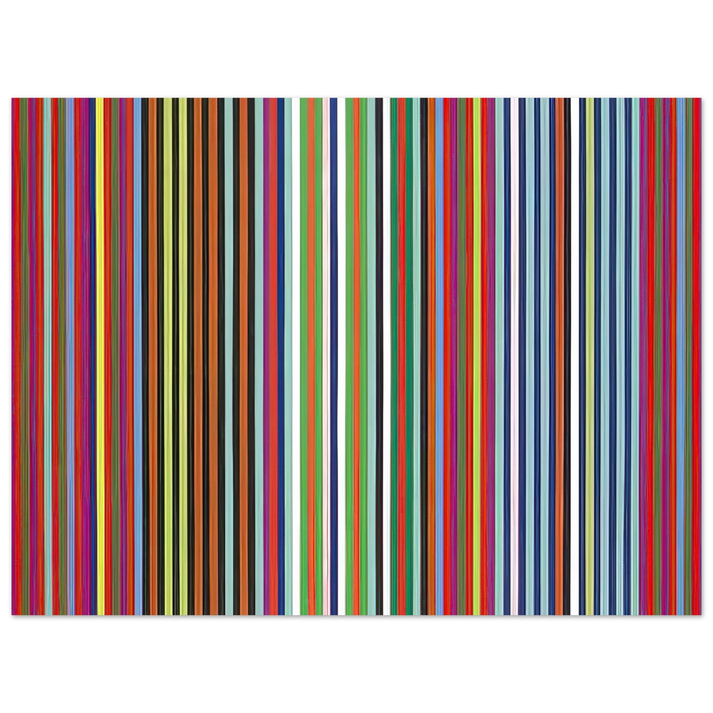 Gene Davis - Flamingo - 1965  75x100 cm / 30x40inches Fine Art Poster