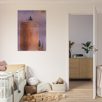TOWER - Salvador Dali Brushed Aluminum Print - 70x100 cm / 28x40 inches | Salvador Dali Aluminum Print | Salvador Dali Prints