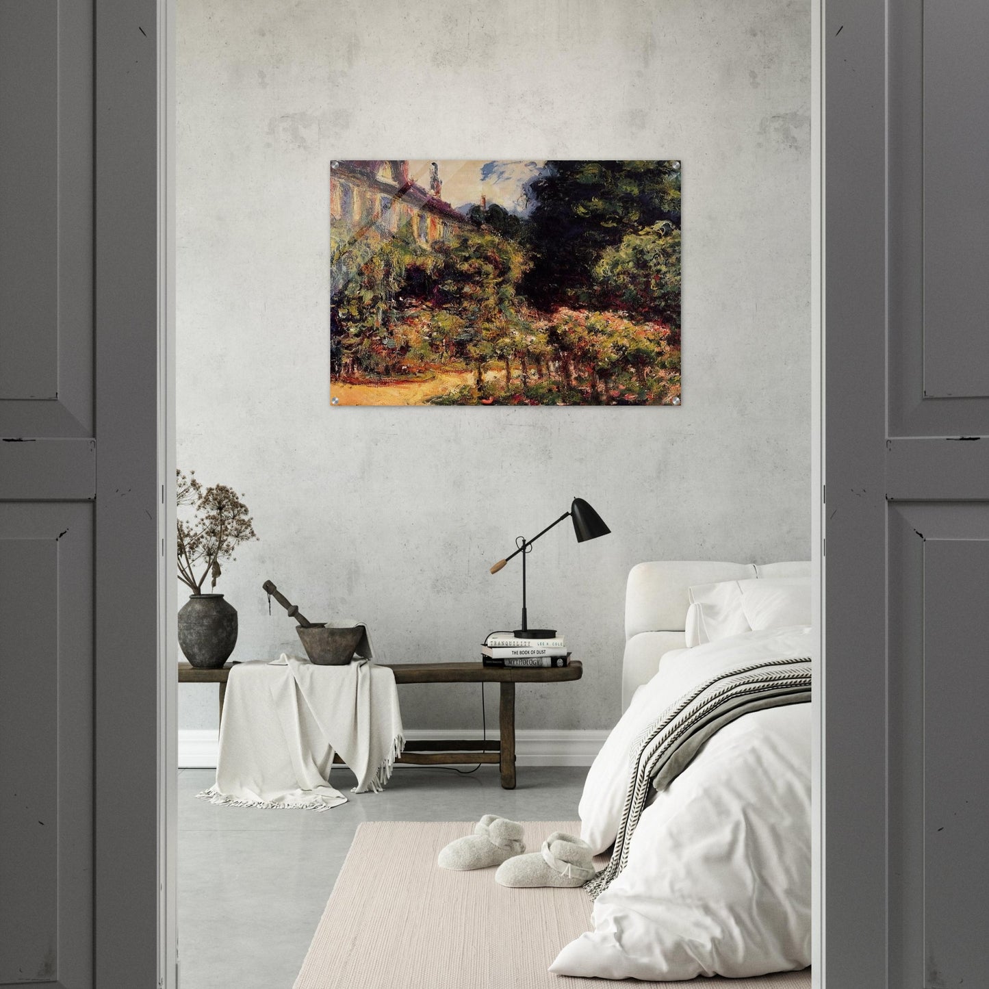 The Artist's House at Giverny - claude monet Acrylic Print - 70x100 cm / 28x40″ inches