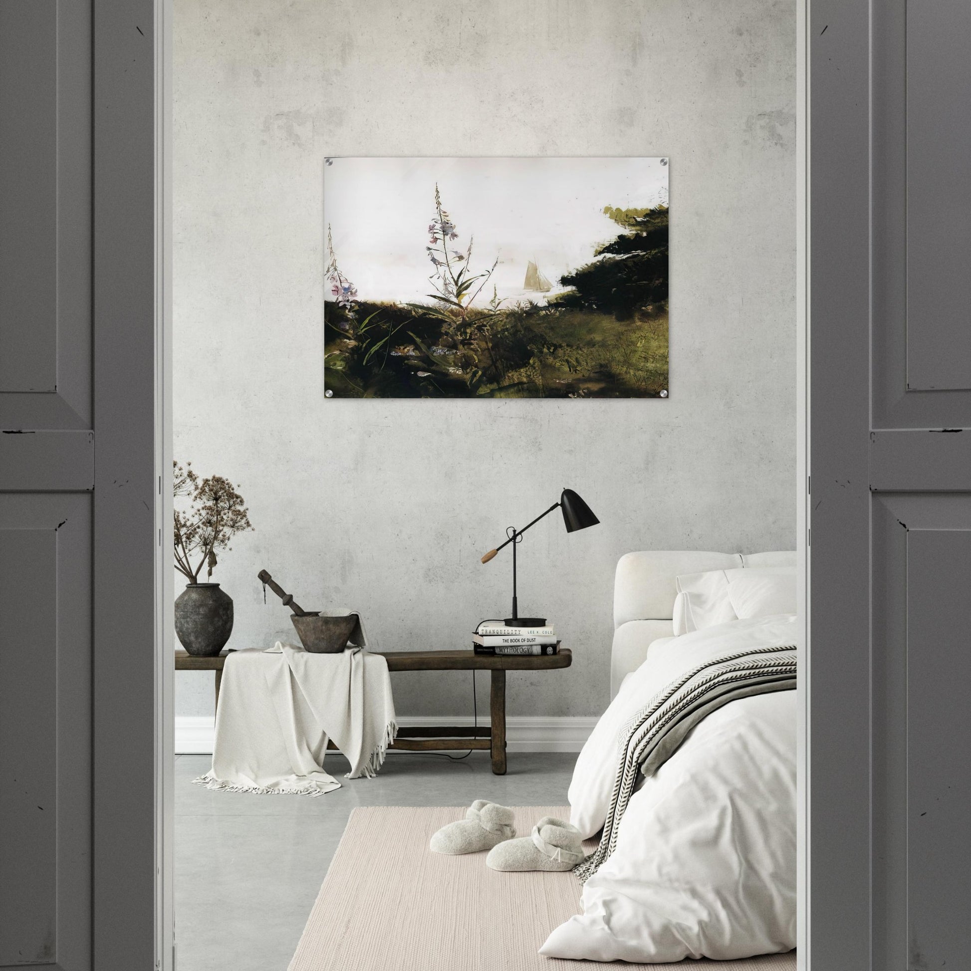 UNDER SAIL - Andrew Wyeth Acrylic Print - 70x100 cm / 28x40″ inches
