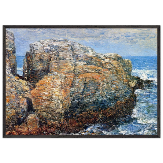 Sylphs Rock - Childe Hassam 70x100 cm / 28x40 inches Framed Art Print – Black Wooden Frame