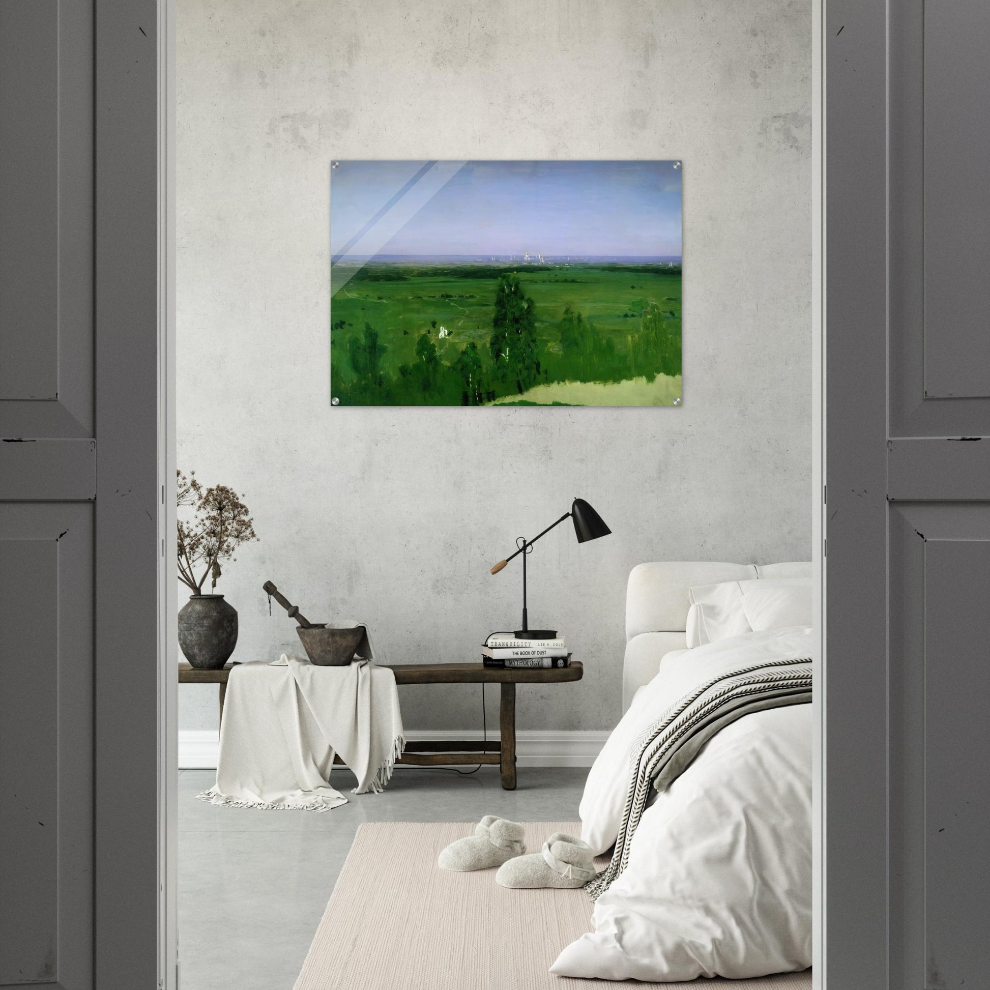 View on Moscow from Sparrow Hills - Arkhyp Kuindzhi Acrylic Print - 70x100 cm / 28x40″ inches