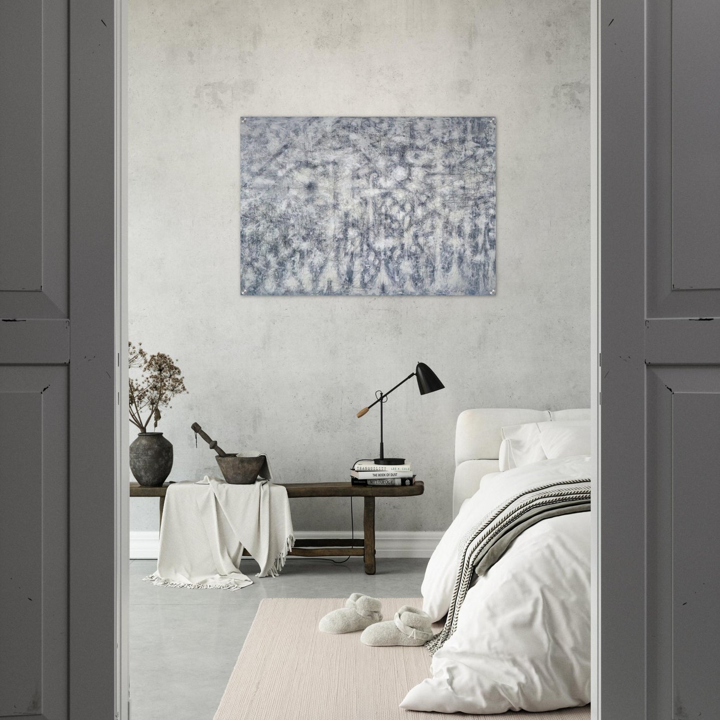 White Garden - Richard Pousette-Dart Acrylic Print - 70x100 cm / 28x40″ inches