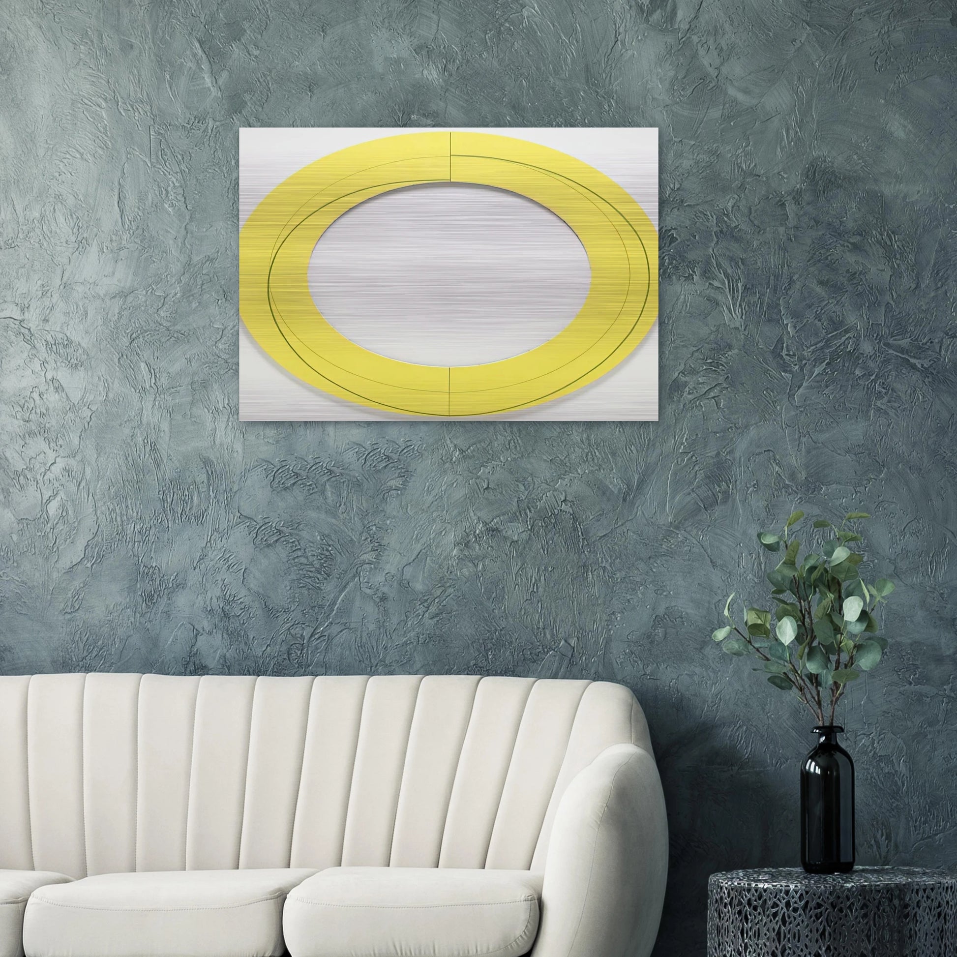 RING IMAGE M 2010 - Robert Mangold Brushed Aluminum Print - 70x100 cm / 28x40 inches | Robert Mangold Aluminum Print | Robert Mangold Prints