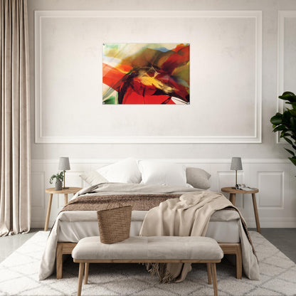 Phenomena Day of Zagorsk - 1966 - Paul Jenkins Acrylic Print - 70x100 cm / 28x40″ inches | Paul Jenkins Wall Art | Paul Jenkins Prints