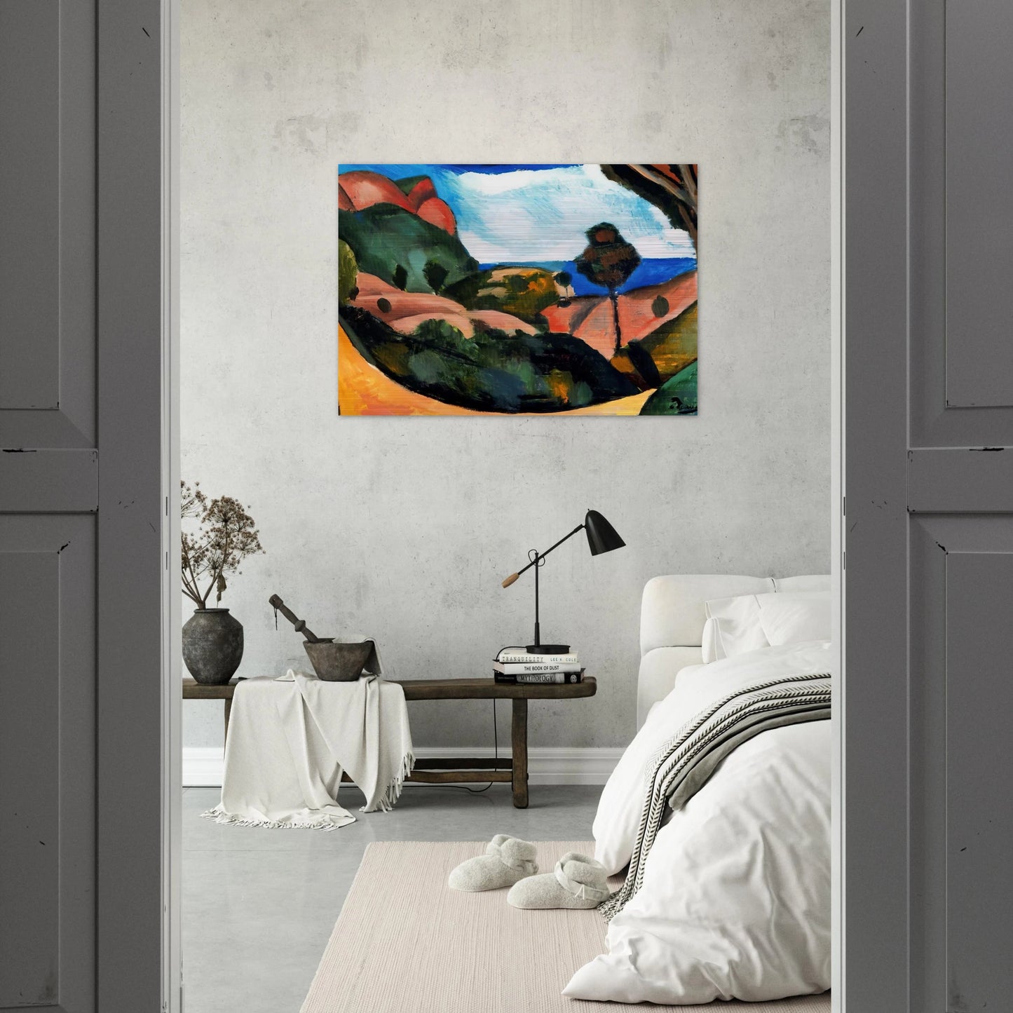 LANDSCAPE 1907 - Andre Derain Brushed Aluminum Print - 70x100 cm / 28x40 inches | Andre Derain Aluminum Print | Andre Derain Prints