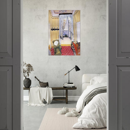 MY ROOM AT THE BEAU RIVAGE 1918 - Henri Matisse Brushed Aluminum Print - 70x100 cm / 28x40 inches | Henri Matisse Aluminum Print | Henri Matisse Prints