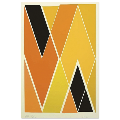 Double Diamond - Hard Edge Painting - Larry Zox Art Prints - 100x150 cm / 40x60″ inches | Larry Zox Poster | Larry Zox Prints