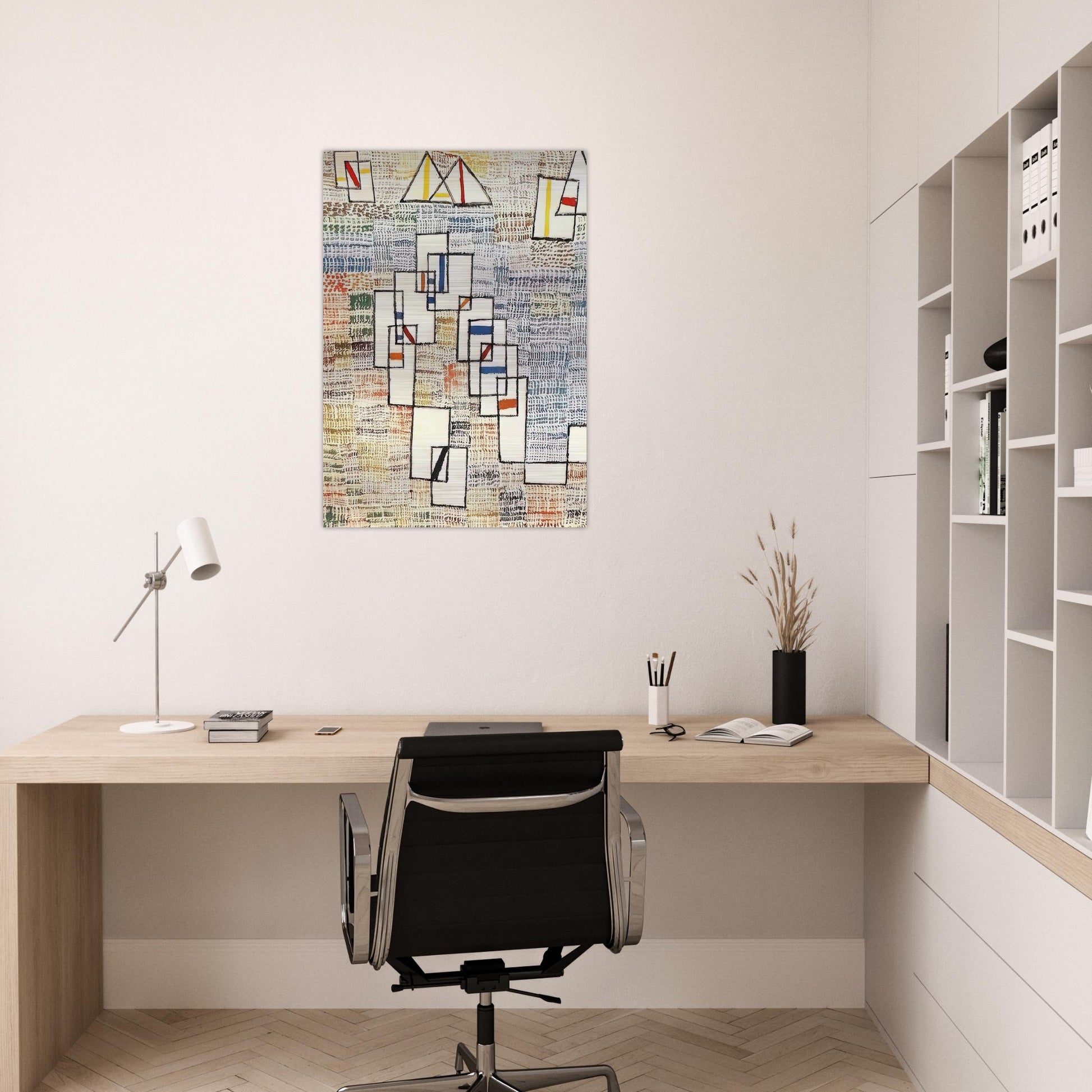 COTE DE PROVENCE - Paul Klee Brushed Aluminum Print - 70x100 cm / 28x40 inches | Paul Klee Aluminum Print | Paul Klee Prints