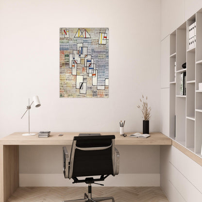 COTE DE PROVENCE - Paul Klee Brushed Aluminum Print - 70x100 cm / 28x40 inches | Paul Klee Aluminum Print | Paul Klee Prints