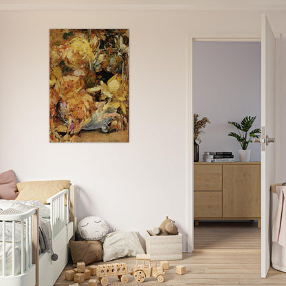 Roses - Childe Hassam Brushed Aluminum Print - 70x100 cm / 28x40 inches | Childe Hassam Aluminum Print | Childe Hassam Prints
