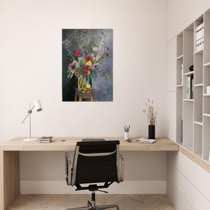 BOUQUET OF MIXED FLOWERS 1917 - Henri Matisse Brushed Aluminum Print - 70x100 cm / 28x40 inches | Henri Matisse Aluminum Print | Henri Matisse Prints