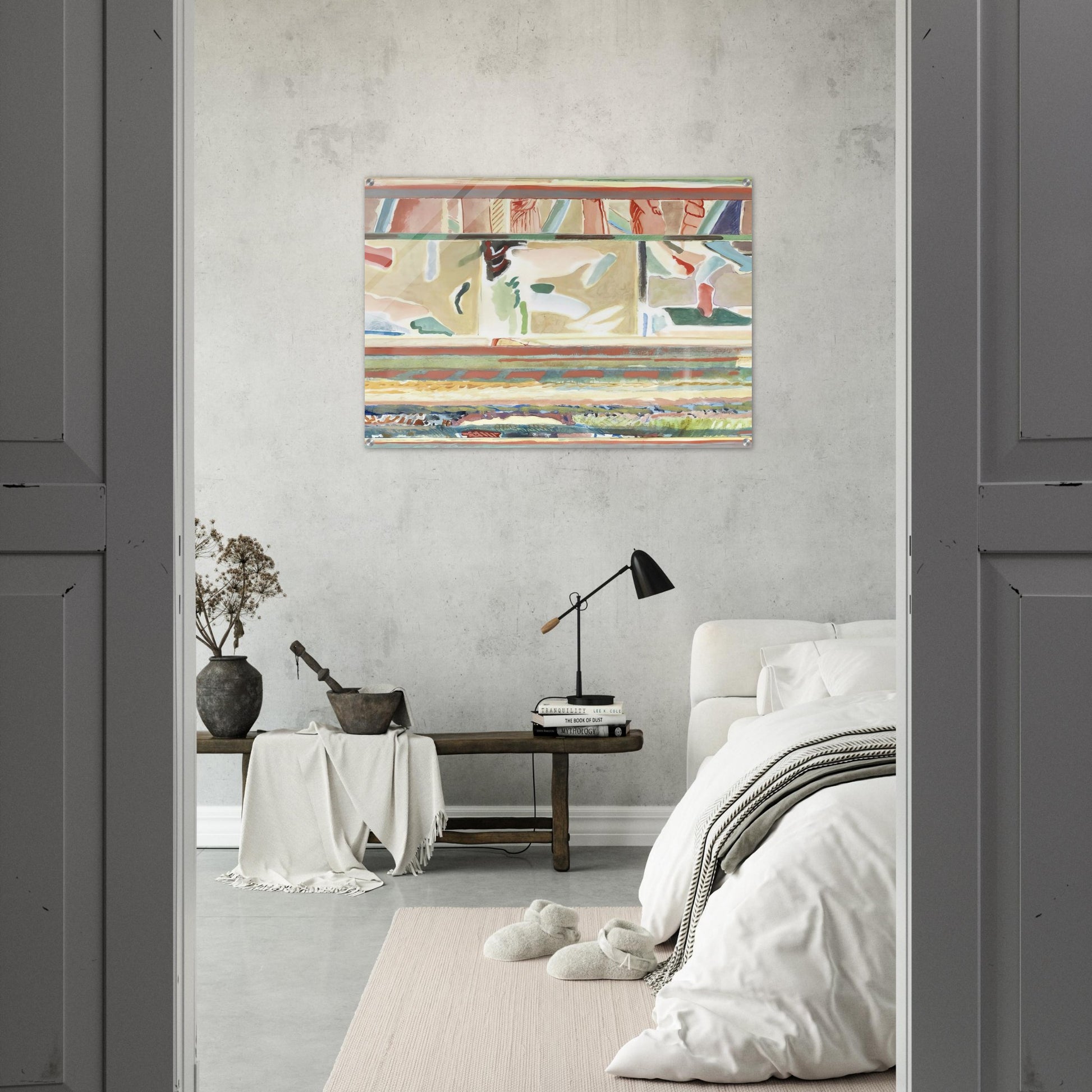 Paisagem II, Portalegre tapestry card - Lyrical Abstraction - Menez Acrylic Print - 70x100 cm / 28x40″ inches | Menez Wall Art | Menez Prints