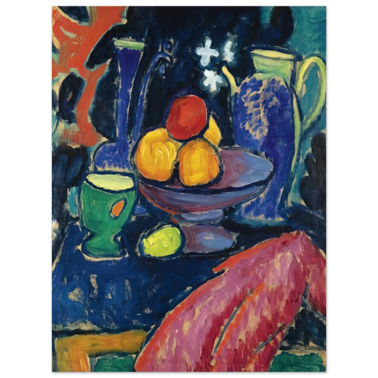 Alexej von Jawlensky - STILL LIFE WITH JUG 1913  75x100 cm / 30x40inches Fine Art Poster