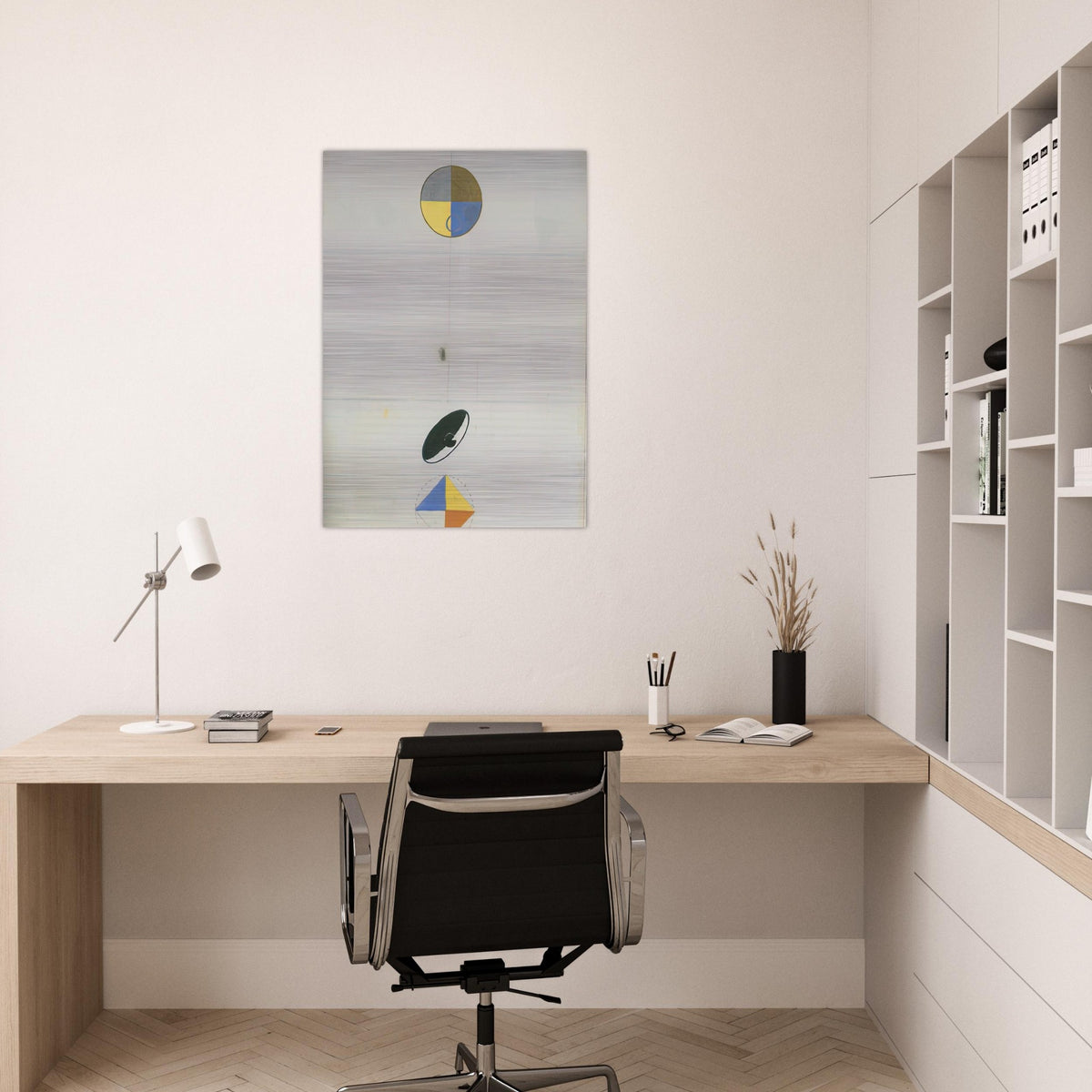 SERIES NO VII NO 3F 1920 - Hilma af Klint Brushed Aluminum Print - 70x100 cm / 28x40 inches | Hilma af Klint Aluminum Print | Hilma af Klint Prints