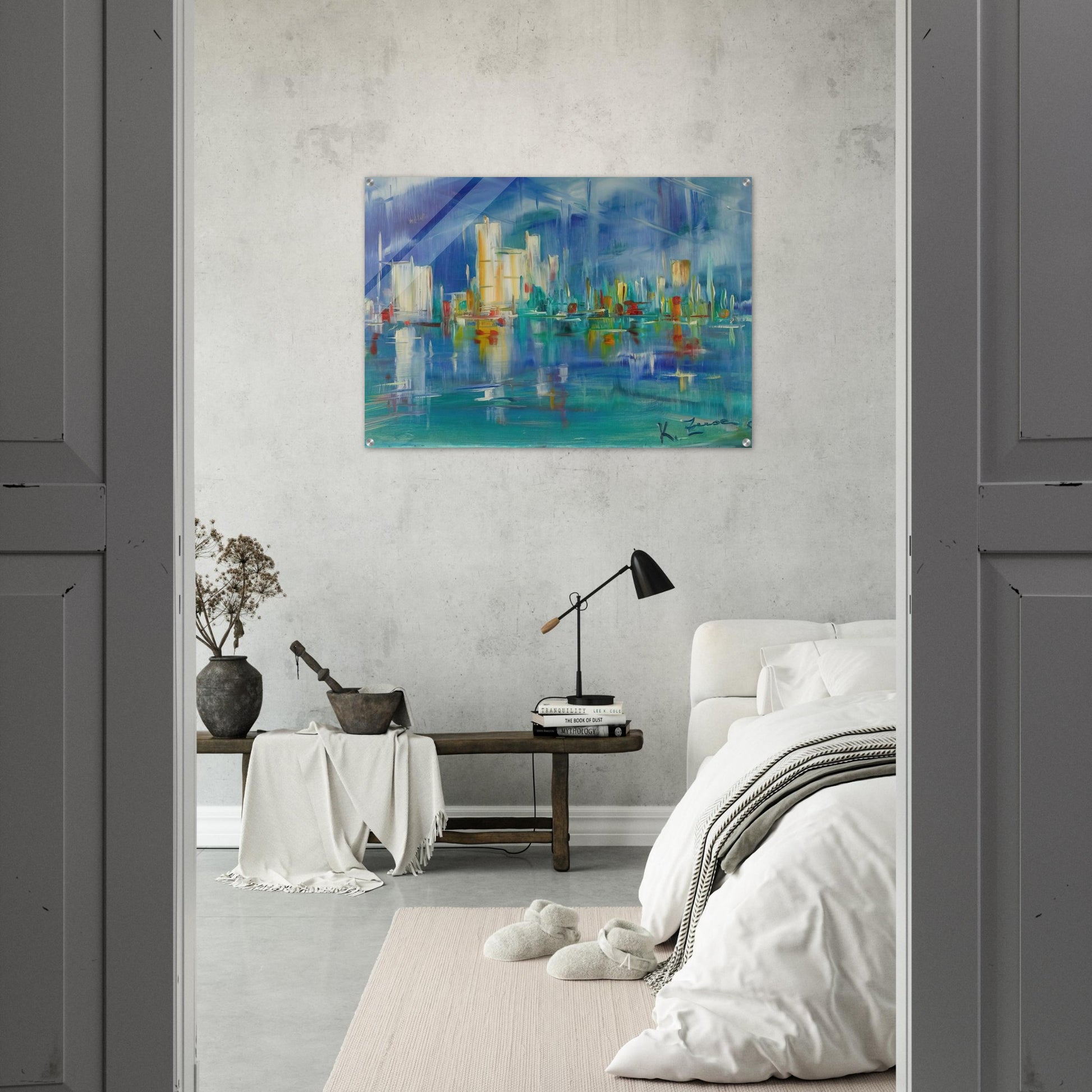 Untitled - 1985 - Konrad Zuse Acrylic Print - 70x100 cm / 28x40″ inches | Konrad Zuse Wall Art | Konrad Zuse Prints