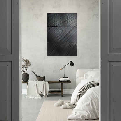 Peinture 18 Mars 2010 - 2010 - Pierre Soulages Brushed Aluminum Print - 70x100 cm / 28x40 inches | Pierre Soulages Aluminum Print | Pierre Soulages Prints