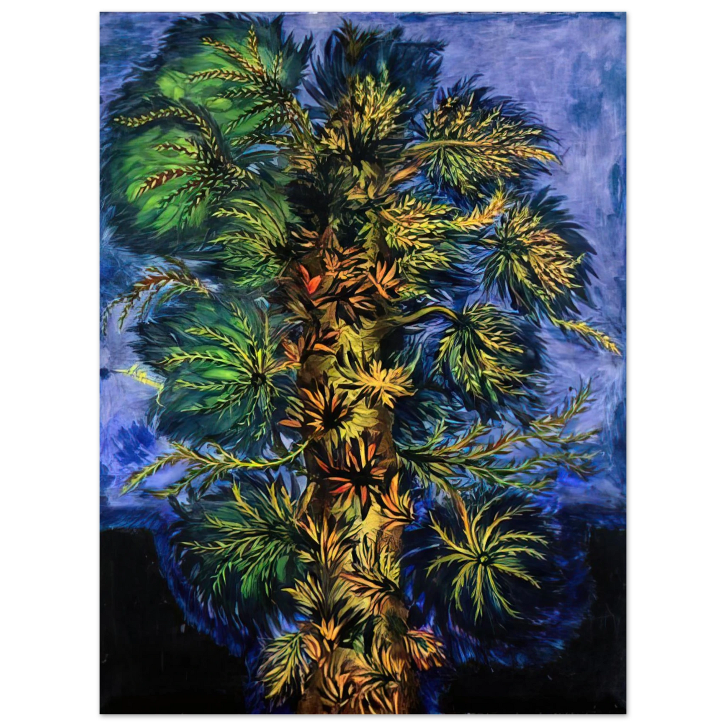 Seraphine Louis - Tree - 1930  75x100 cm / 30x40inches Fine Art Poster