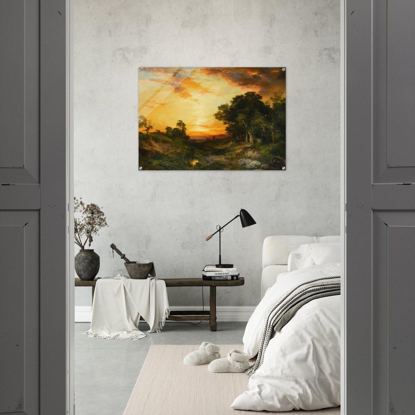 Sunset, Amagansett - Thomas Moran Acrylic Print - 70x100 cm / 28x40″ inches