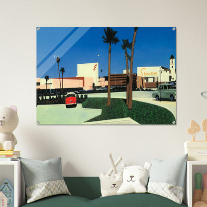 In the beginning Stonestown - Hiroshi Nagai Acrylic Print - 70x100 cm / 28x40″ inches