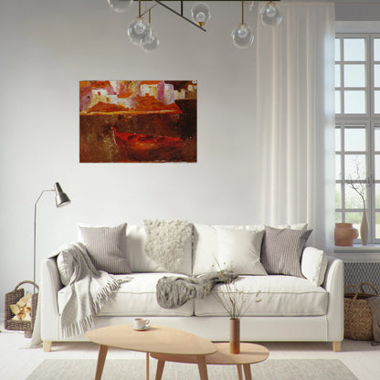 PUNTA ES BALUARD DE LA RIBA D EN PITXOT 1919 - Salvador Dali Brushed Aluminum Print - 70x100 cm / 28x40 inches | Salvador Dali Aluminum Print | Salvador Dali Prints