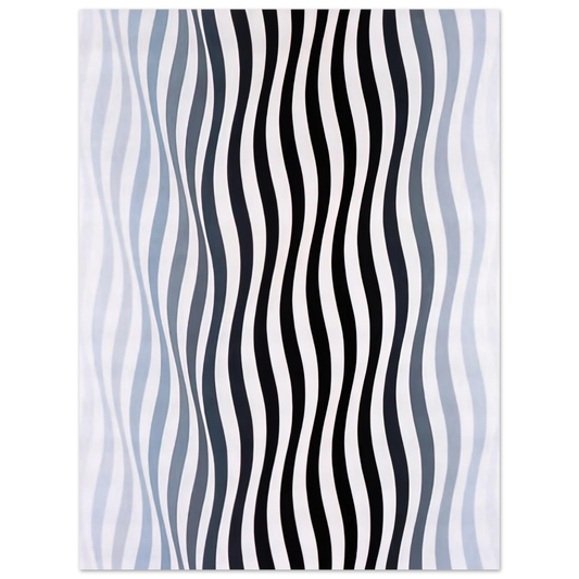 Bridget Riley - ARREST 1 1965  75x100 cm / 30x40inches Fine Art Poster
