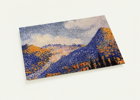 Landscape, the Little Maresque Mountains By Henri-Edmond Cross Pack of 10 Post Cards | Henri-Edmond Cross Post Cards | A6 (10.5 x 14.8 cm) - 4.1 x 5.8 inches