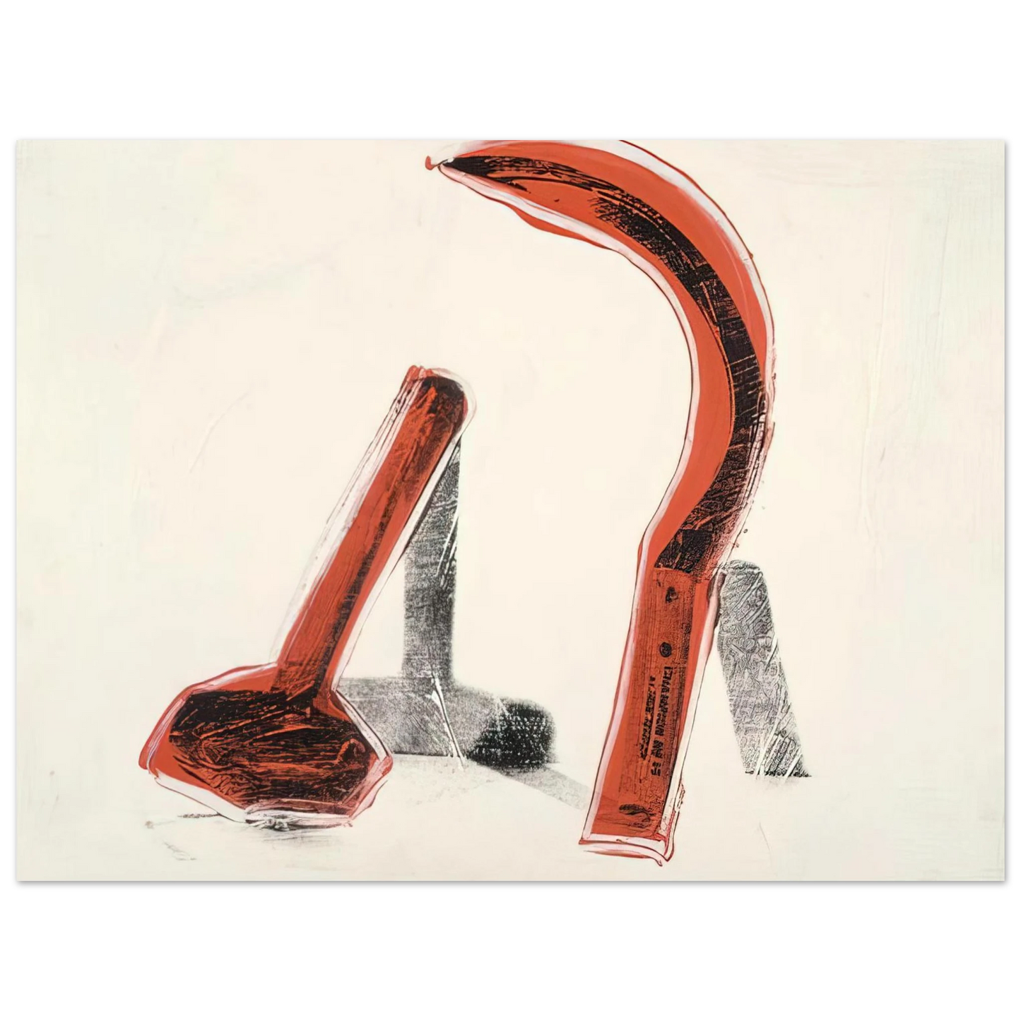 Andy Warhol - Hammer and Sickle Fine Art Poster
