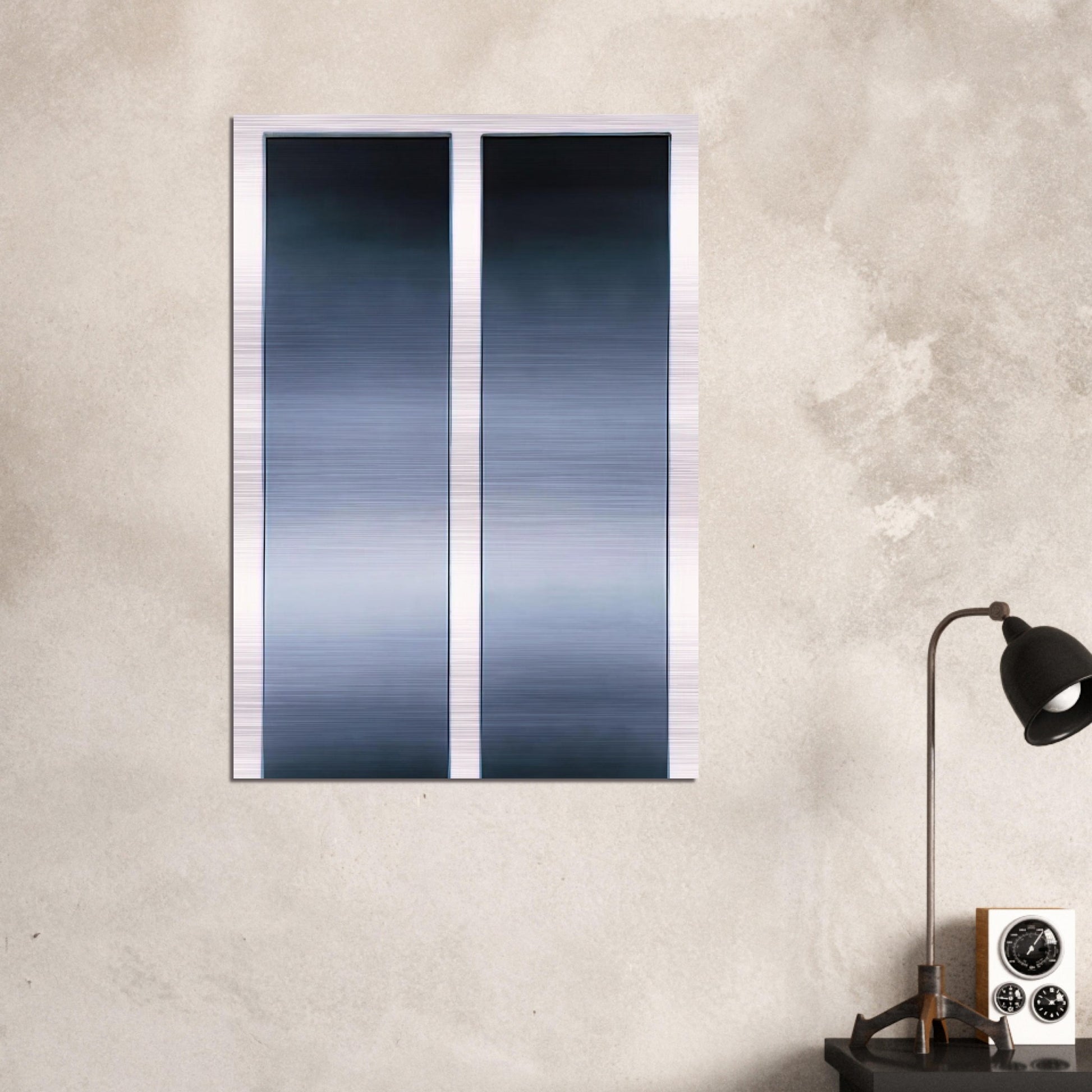 PASSAGE - Gerhard Richter Brushed Aluminum Print - 70x100 cm / 28x40 inches | Gerhard Richter Aluminum Print | Gerhard Richter Prints