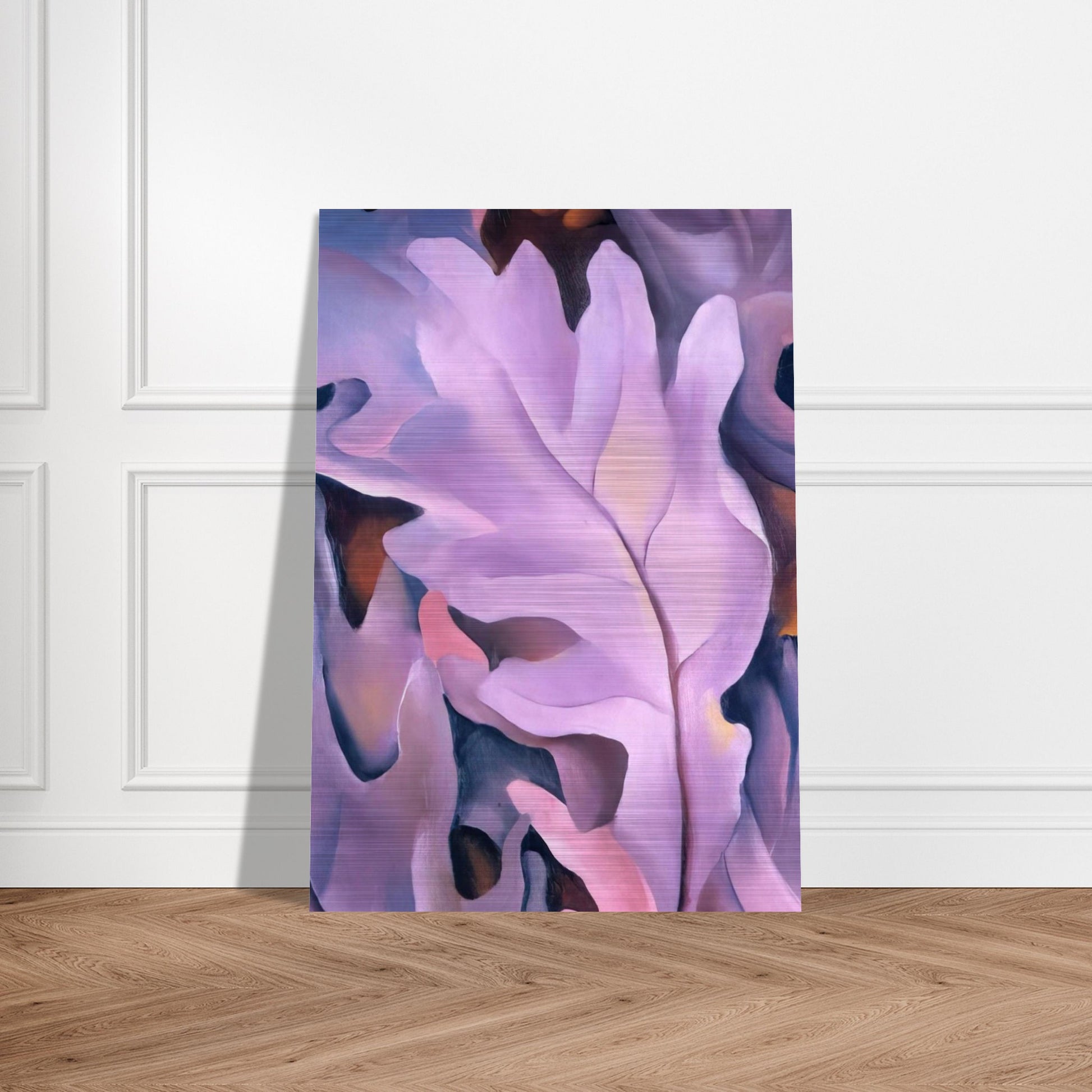 Purple Leaves - Georgia O'Keeffe Brushed Aluminum Print - 70x100 cm / 28x40 inches | Georgia O'Keeffe Aluminum Print | Georgia O'Keeffe Prints
