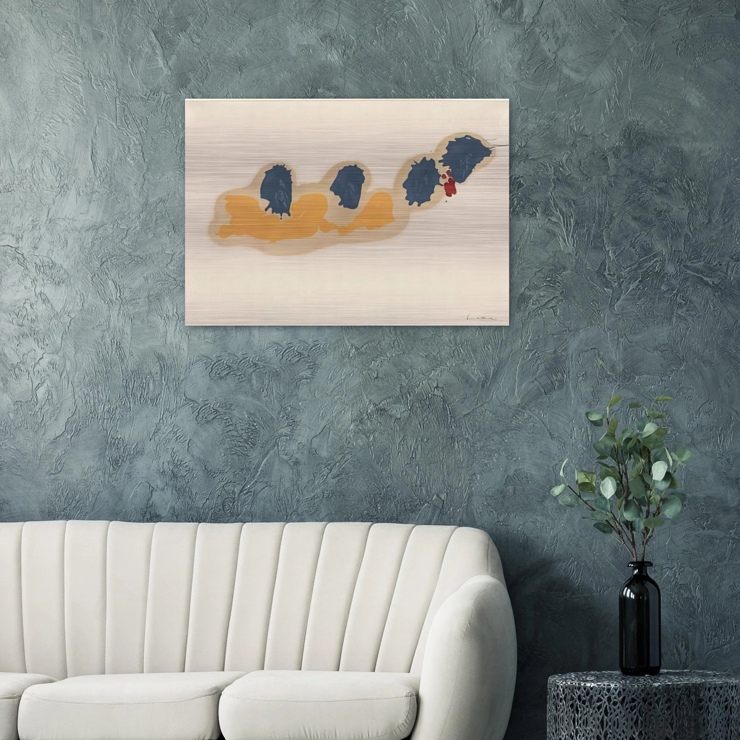 April IV - 1960 - Helen Frankenthaler Brushed Aluminum Print - 70x100 cm / 28x40 inches | Helen Frankenthaler Aluminum Print | Helen Frankenthaler Prints