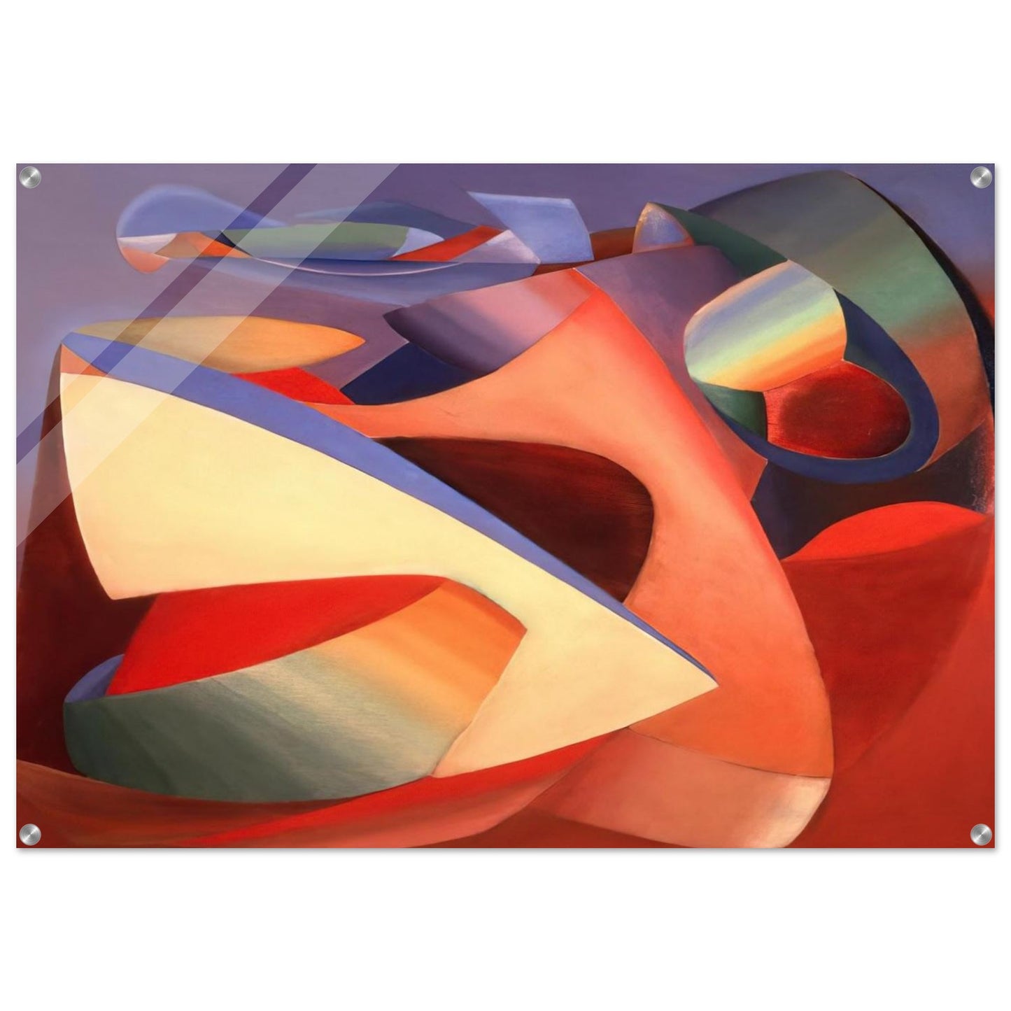 Lutte as Ciel - 1937 - John Ferren Acrylic Print - 70x100 cm / 28x40″ inches