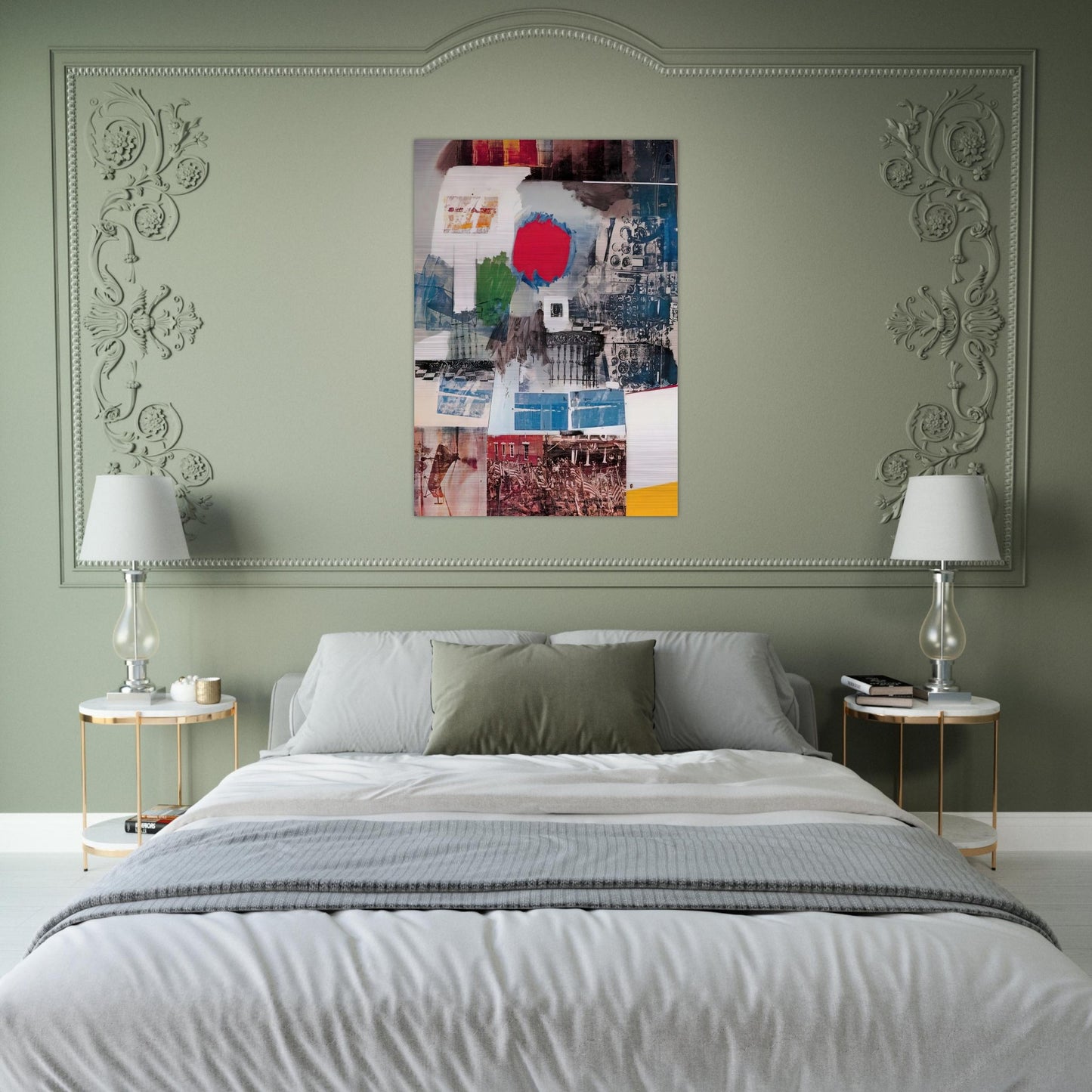 ARCHIVE 1963 - Robert Rauschenberg Brushed Aluminum Print - 70x100 cm / 28x40 inches | Robert Rauschenberg Aluminum Print | Robert Rauschenberg Prints