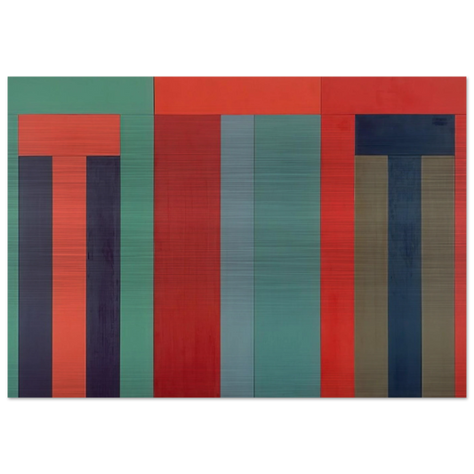 Thira - 1980 - Brice Marden Brushed Aluminum Print - 70x100 cm / 28x40 inches | Brice Marden Aluminum Print | Brice Marden Prints